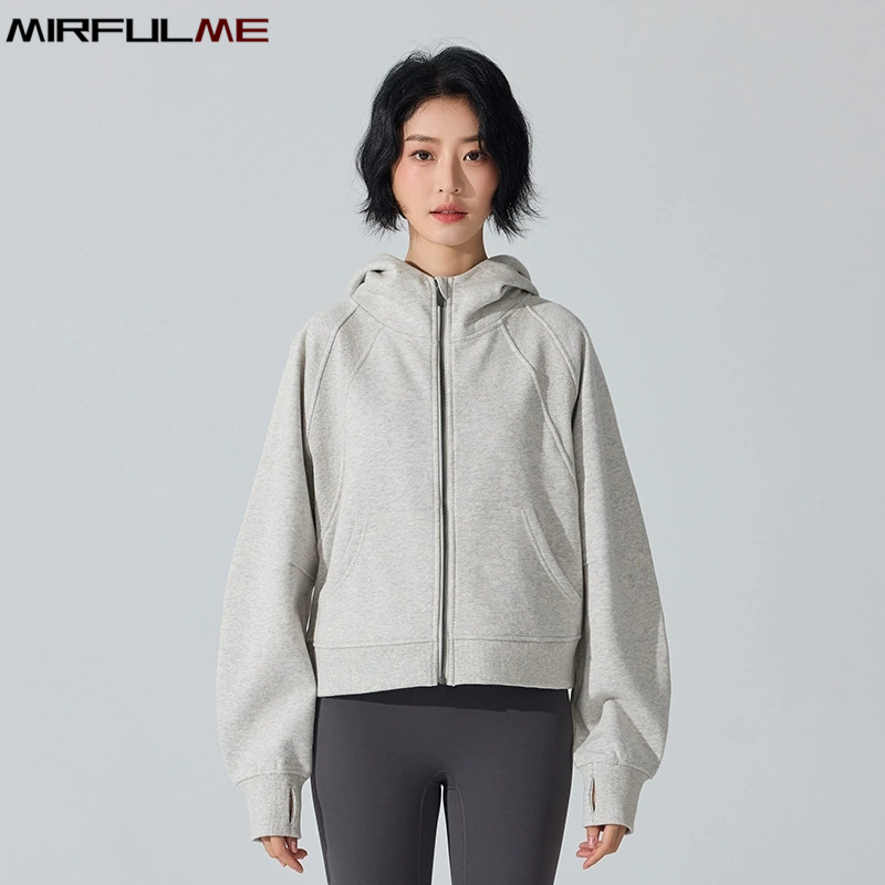 Yoga Fitness Hoodie - Autumn Winter Women Yoga Jackets Loose