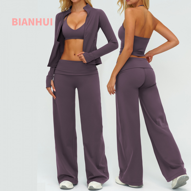 Yoga Fitness Kleidung - BIANHUI Women's Tracksuit Yoga Set Loose
