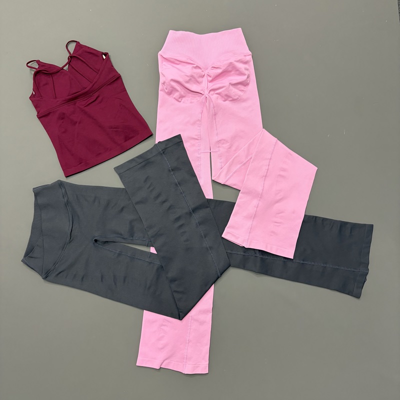 Yoga Fitness Kleidung - 2Pcs Women Gym Set Vision Twist