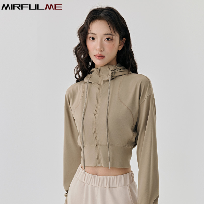 Yoga Fitness Hoodie - Autumn Women Sports Hoodies Slim Yoga