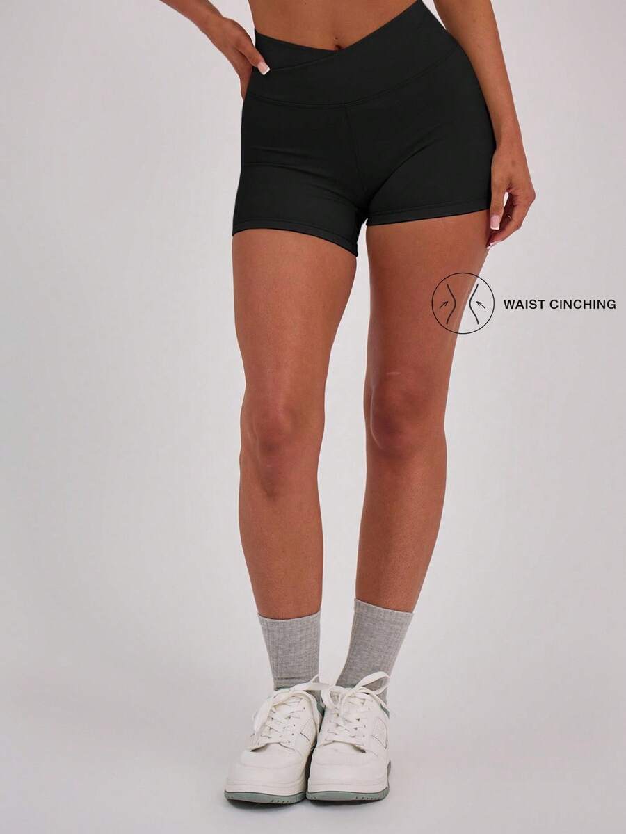 Fitness Yoga Only For Women - Musera Sport Cross Front Waistband Seamless