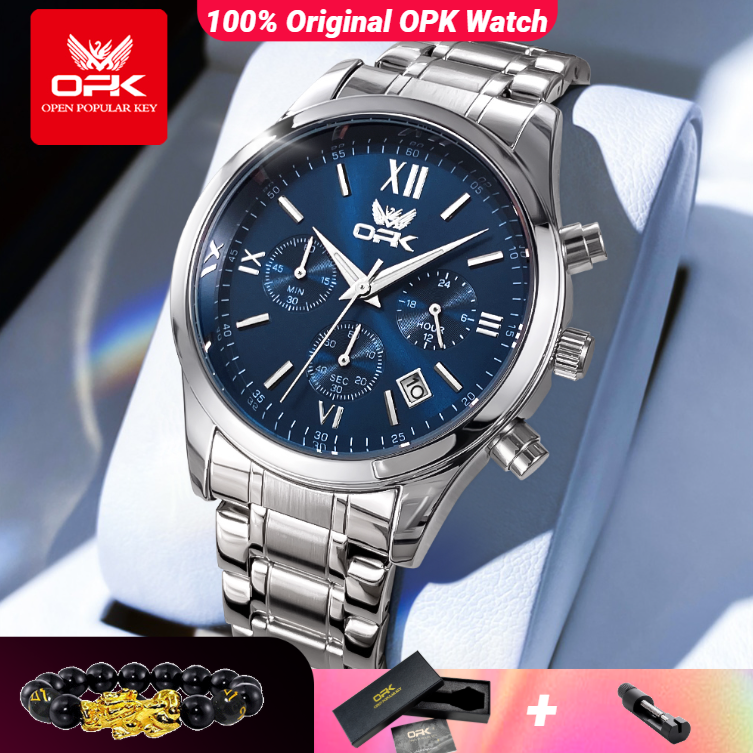 Resistance Bands - OPK 6052 Mens Watch Automatic Date