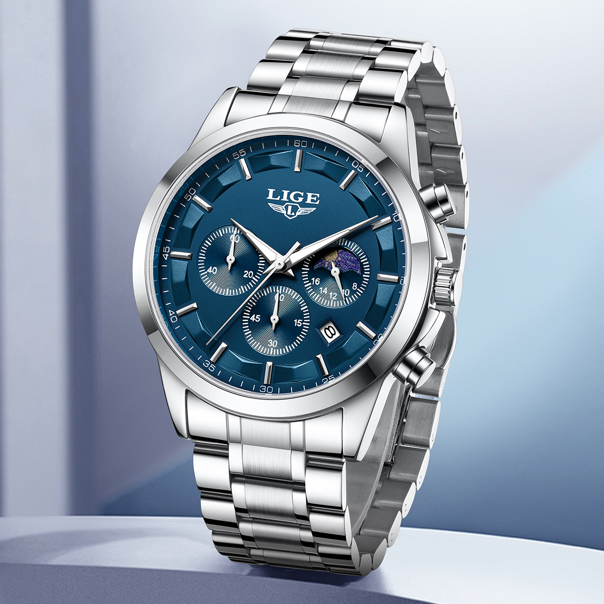 Resistance Bands - LIGE Luxury Fashion Quartz Man Watch
