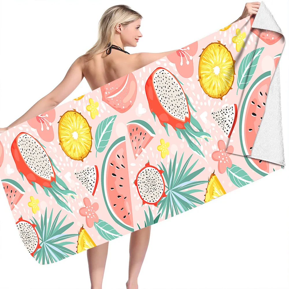Fruit Print Plants No Sand Fre - Fitness Yoga Only For Women ulasan dan harga