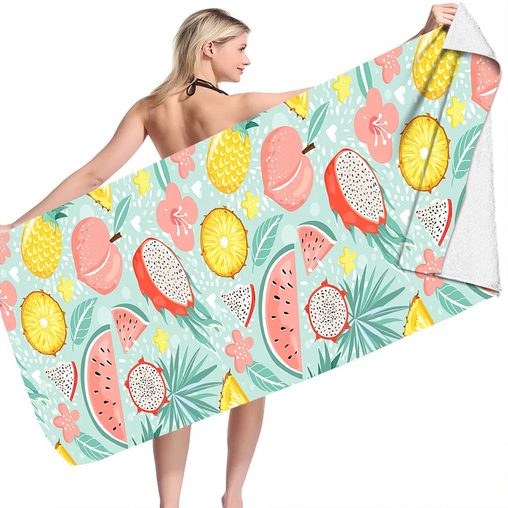 Fruit Print Plants No Sand Fre - Fitness Yoga Only For Women ulasan dan harga