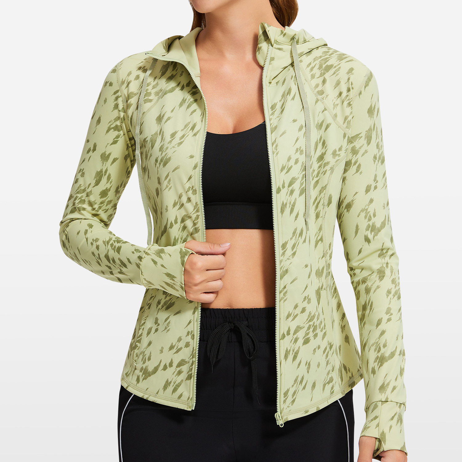 Women Sport Jacket Zipper Yoga - Yoga Fitness Hoodie ulasan dan harga
