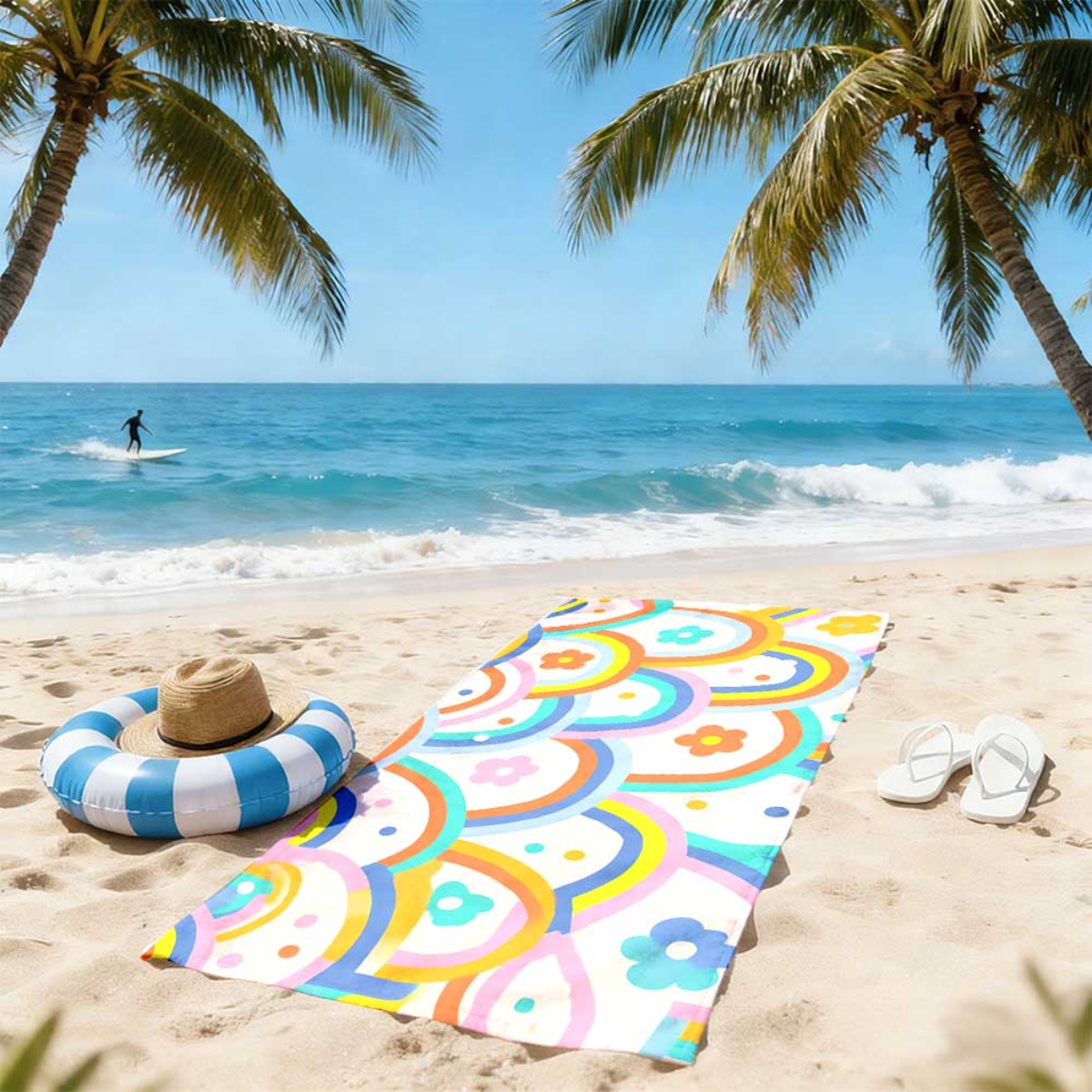 One Beach Towel That Is Reusab - Yoga In Fitness ulasan dan harga
