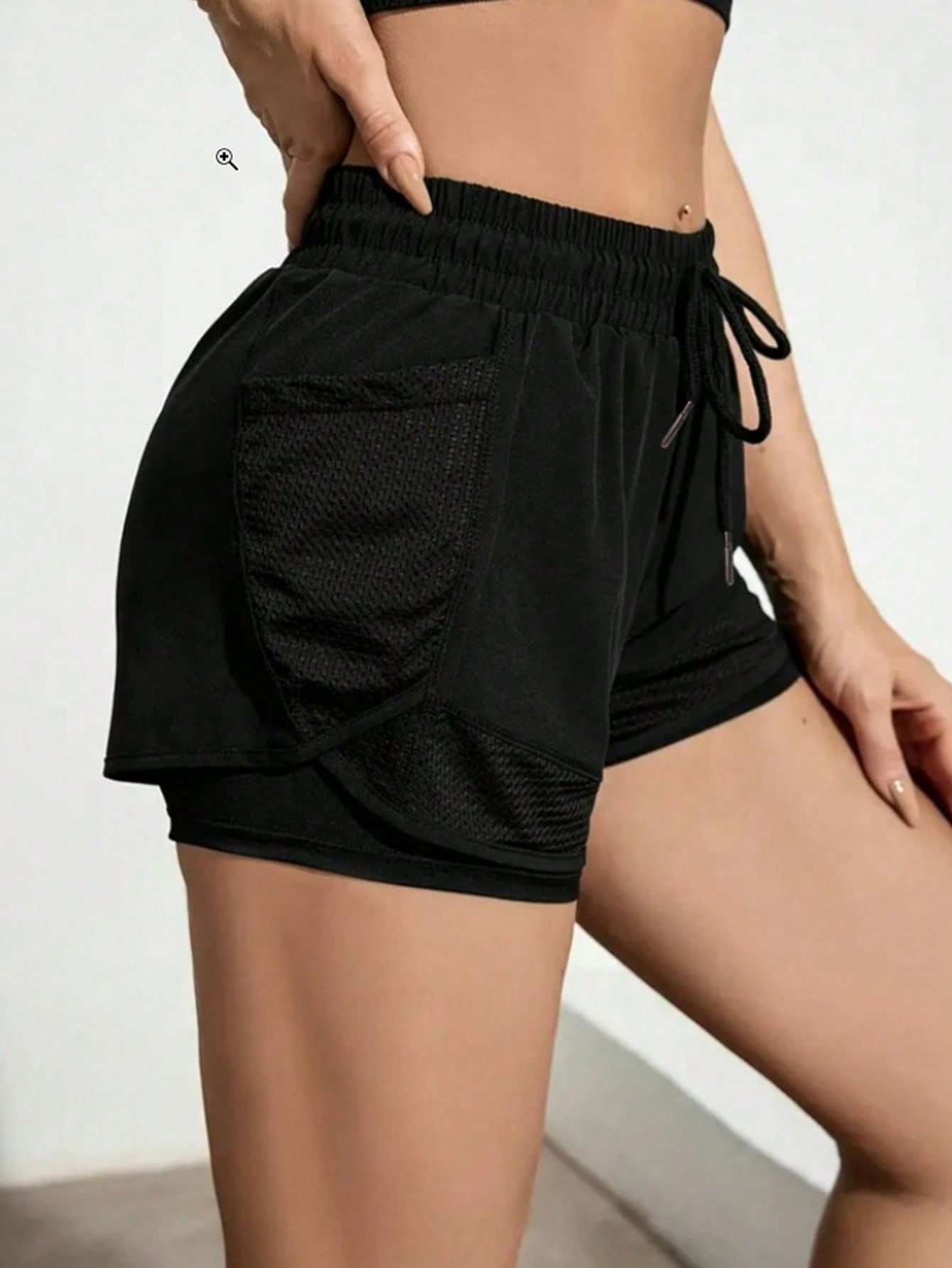 Women's 2-In-1 Yoga Shorts, Ma - Yoga Fitness Workout ulasan dan harga