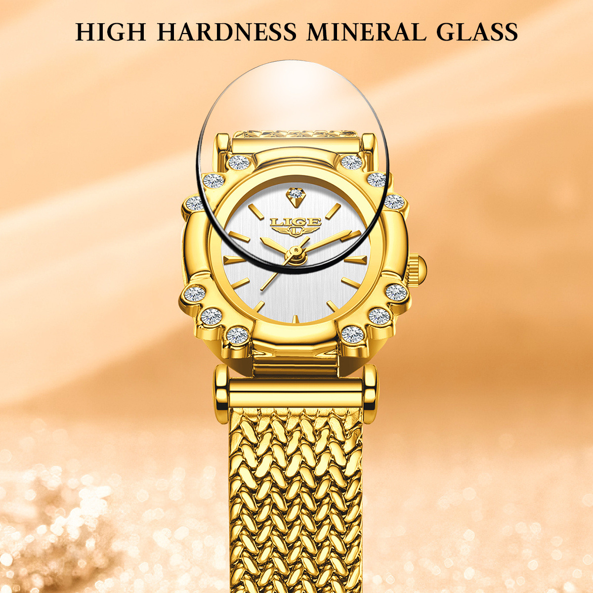 LIGE 2026 Luxury Women Watches - Resistance Bands ulasan dan harga