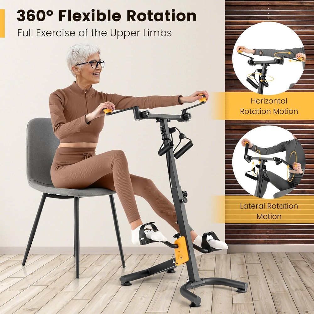 Adjustable Height Exercise Bik - Resistance Bands ulasan dan harga