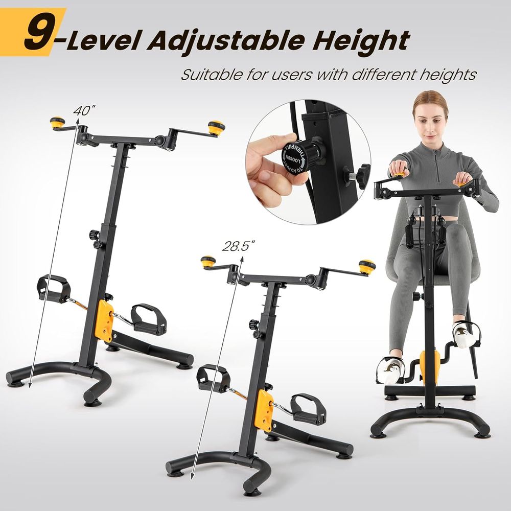 Adjustable Height Exercise Bik - Resistance Bands ulasan dan harga