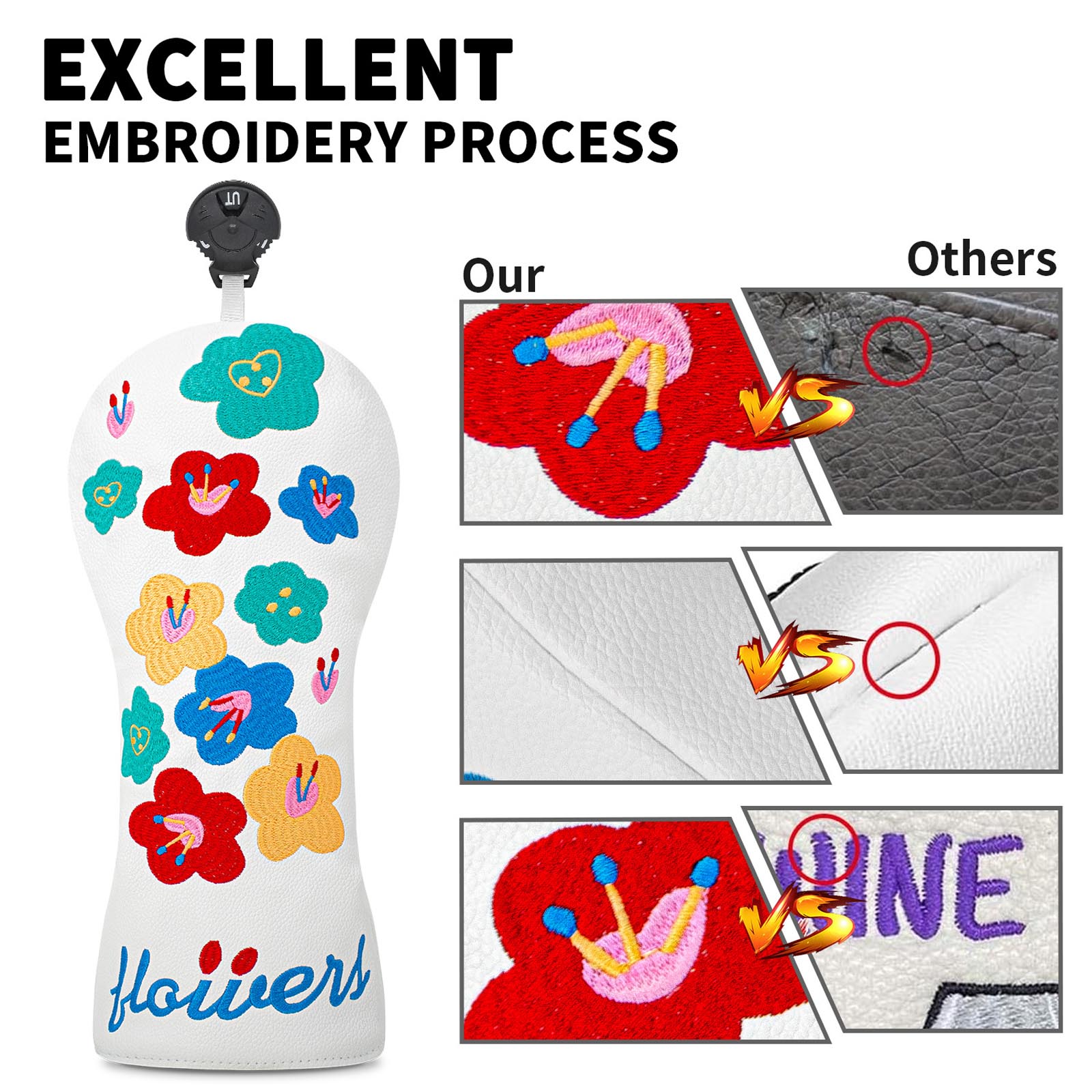 Flower Embroidery Water Resist - Resistance Bands ulasan dan harga
