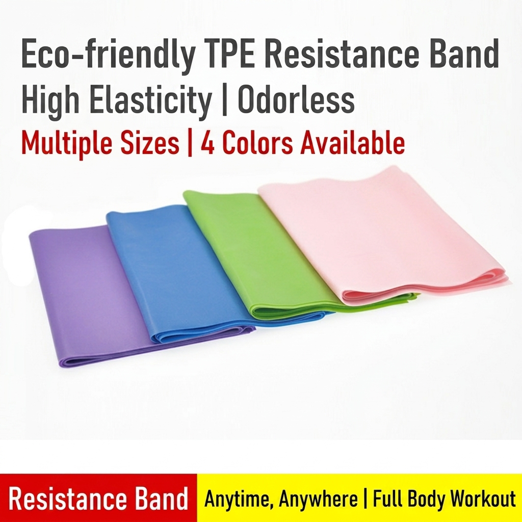 4PCS Fitness Solid color TPE R - Yoga Anytime Fitness ulasan dan harga