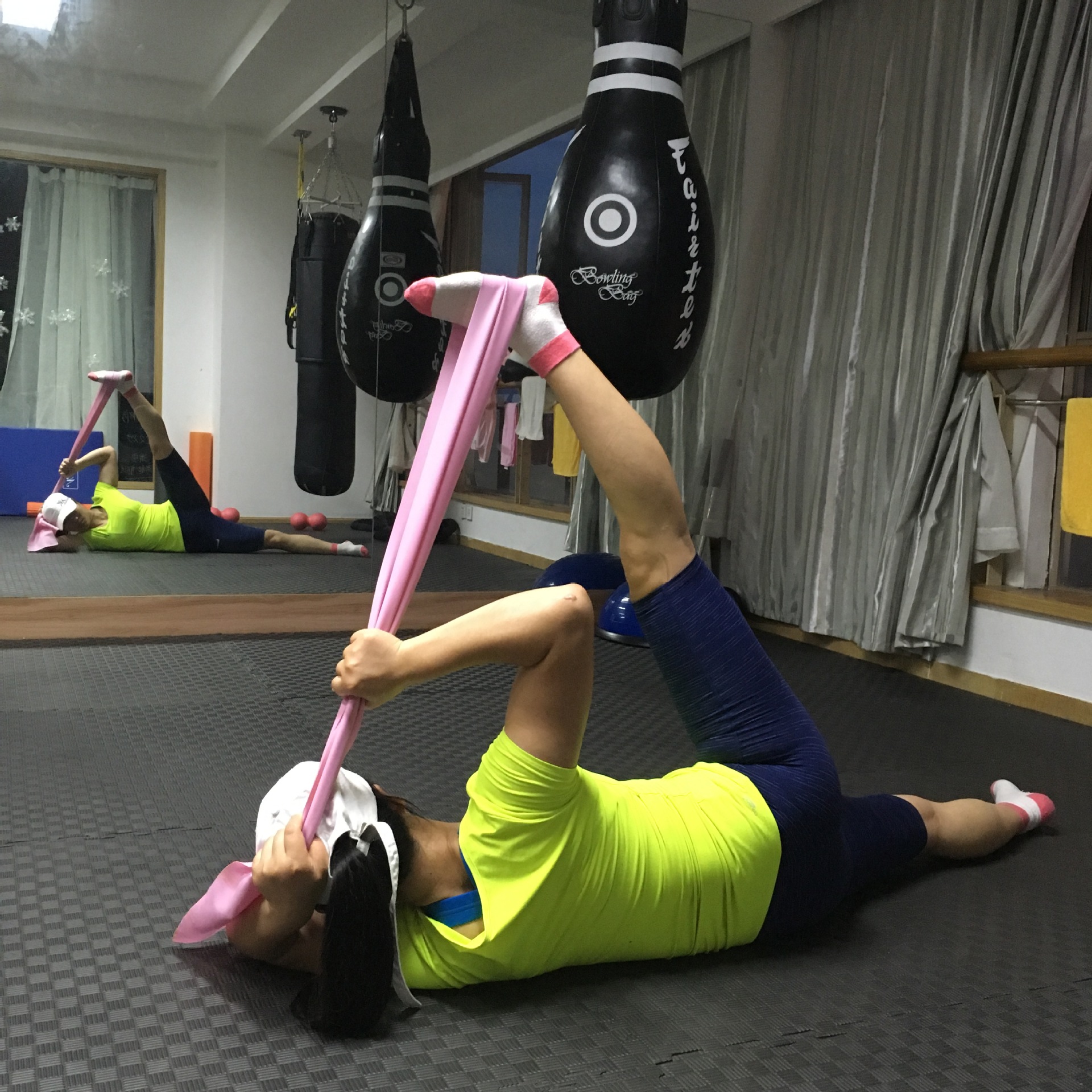 4PCS Fitness Solid color TPE R - Yoga Anytime Fitness ulasan dan harga
