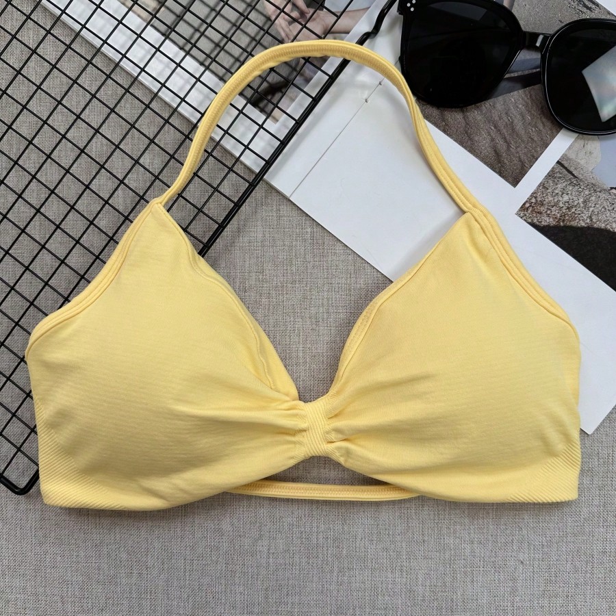 Women Elegant Backless Spaghet - Yoga Fitness Top ulasan dan harga