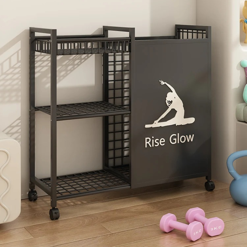 Mobile Fitness Cart with Wheel - Yoga Fitness Gear ulasan dan harga