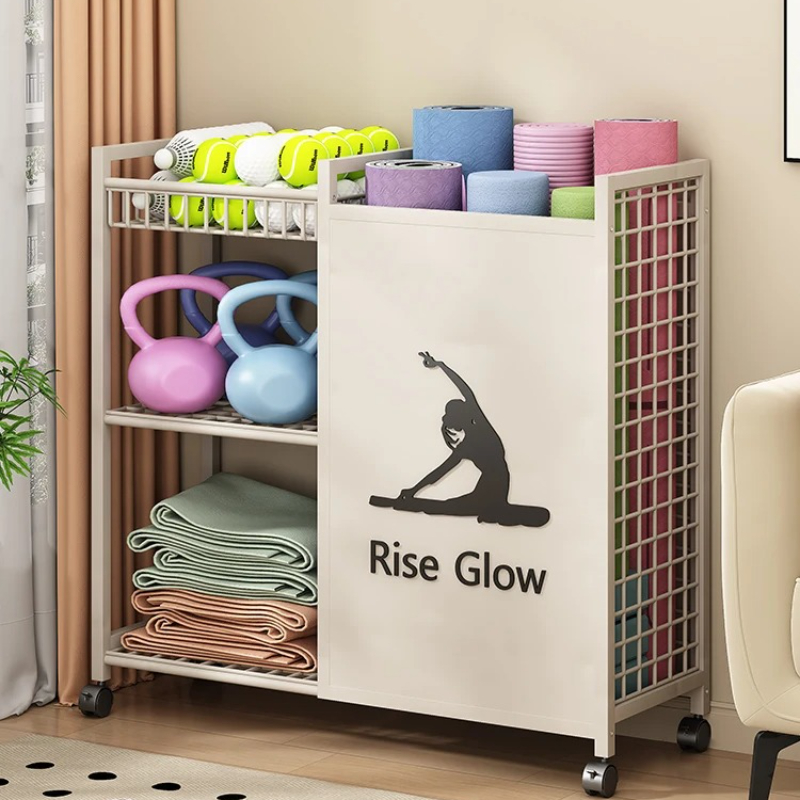 Mobile Fitness Cart with Wheel - Yoga Fitness Gear ulasan dan harga