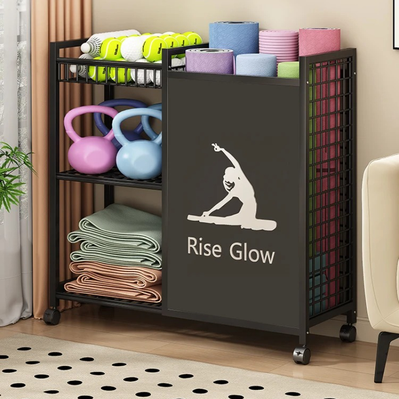 Mobile Fitness Cart with Wheel - Yoga Fitness Gear ulasan dan harga