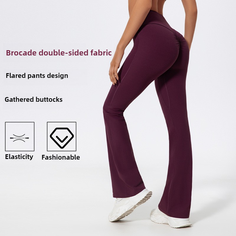 LezyanXR Wide Leg Tight Nude H - Yoga Fitness Workout ulasan dan harga