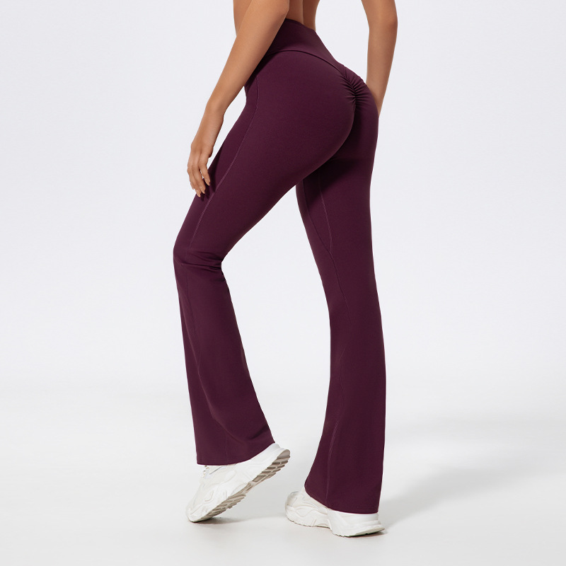 LezyanXR Wide Leg Tight Nude H - Yoga Fitness Workout ulasan dan harga
