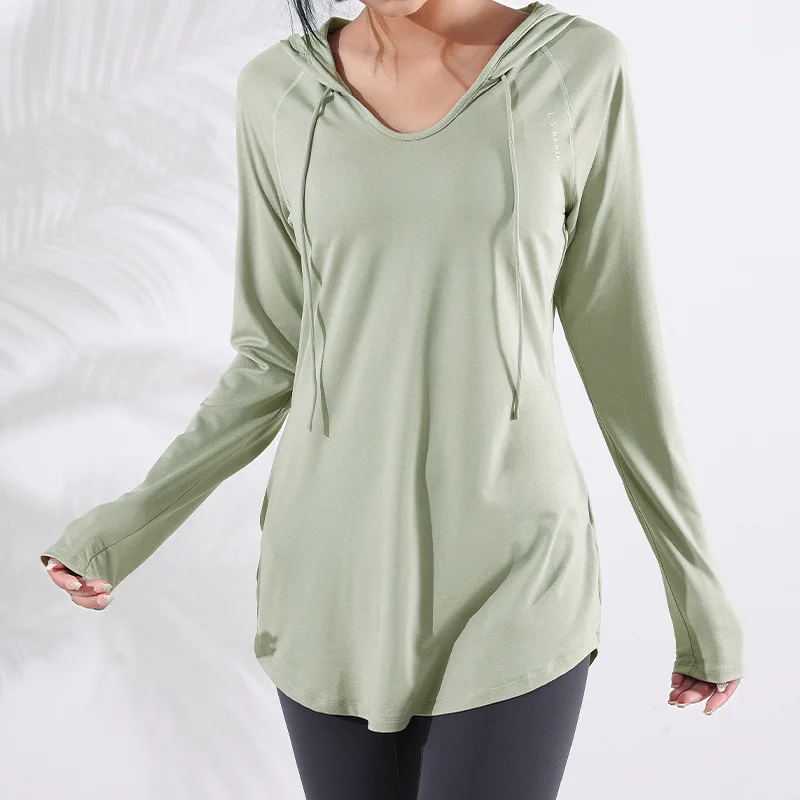 Autumn Women Sport Hoodies Loo - Yoga Fitness Hoodie ulasan dan harga