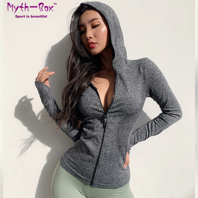 Women Sport Jackets Zipper Yog - Yoga Fitness Hoodie ulasan dan harga