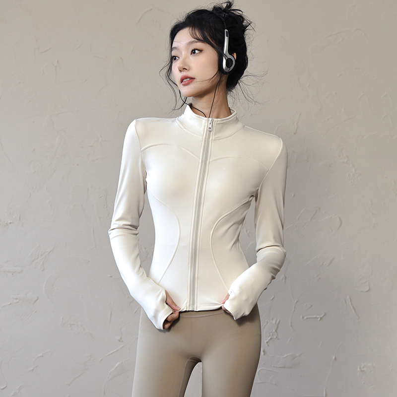 Long Sleeve Sports Jacket Wome - Yoga In Fitness ulasan dan harga