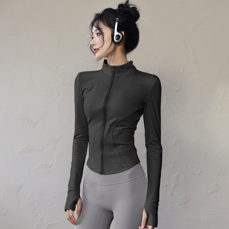Long Sleeve Sports Jacket Wome - Yoga In Fitness ulasan dan harga