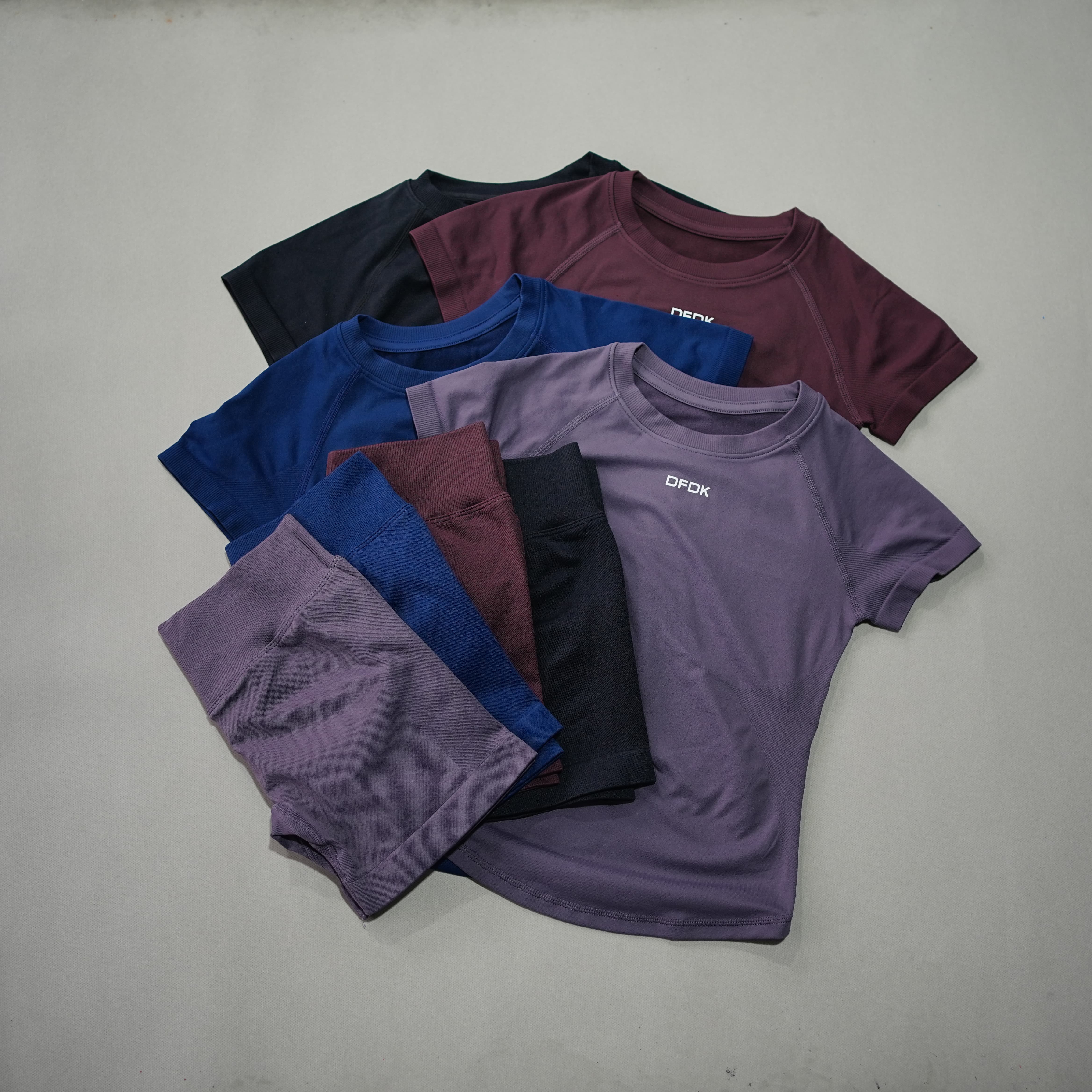 DFDK Women's Round Neck Short  - Yoga Fitness Top ulasan dan harga