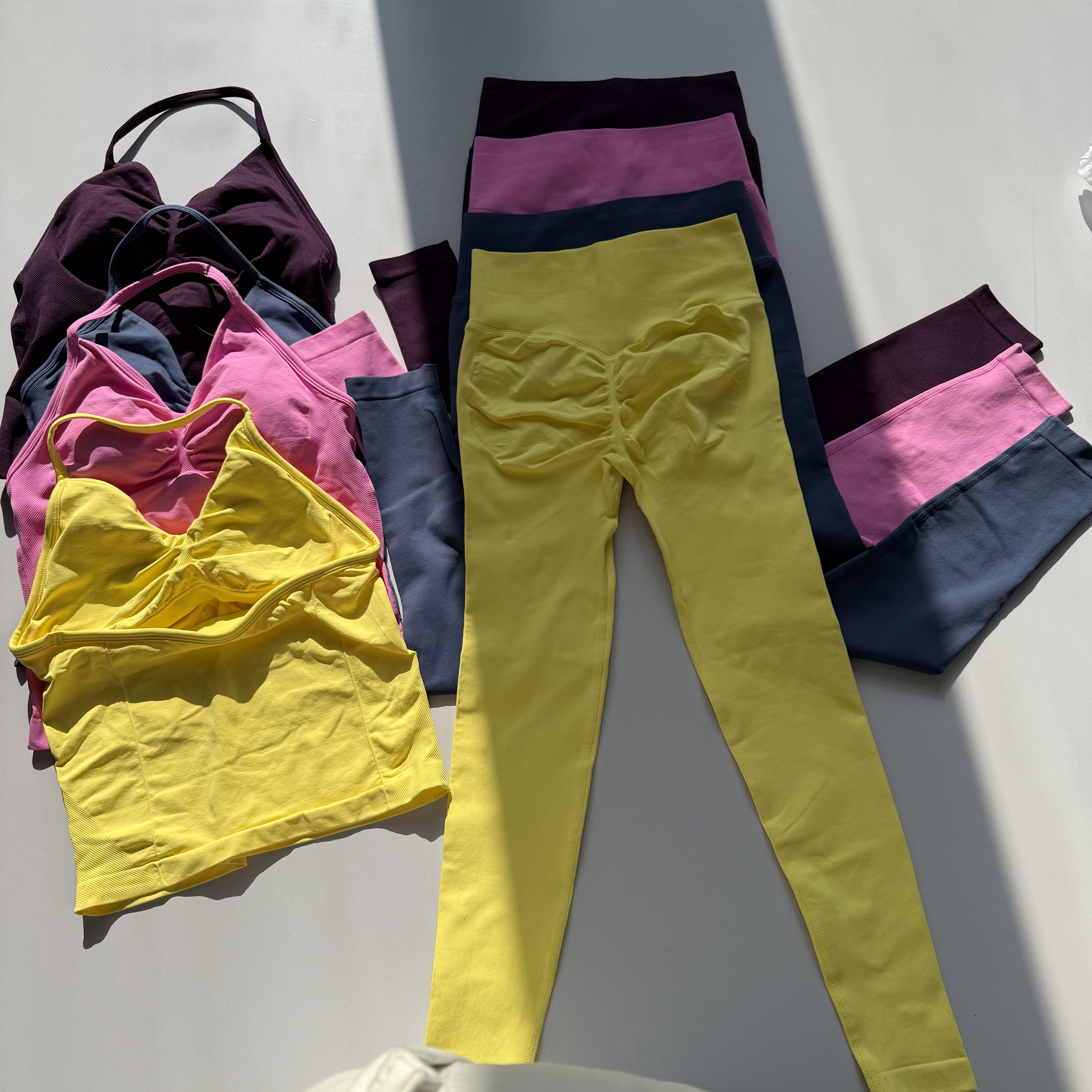 Seamless 2PCS Legging Sets Wom - Yoga Fitness Kleidung ulasan dan harga