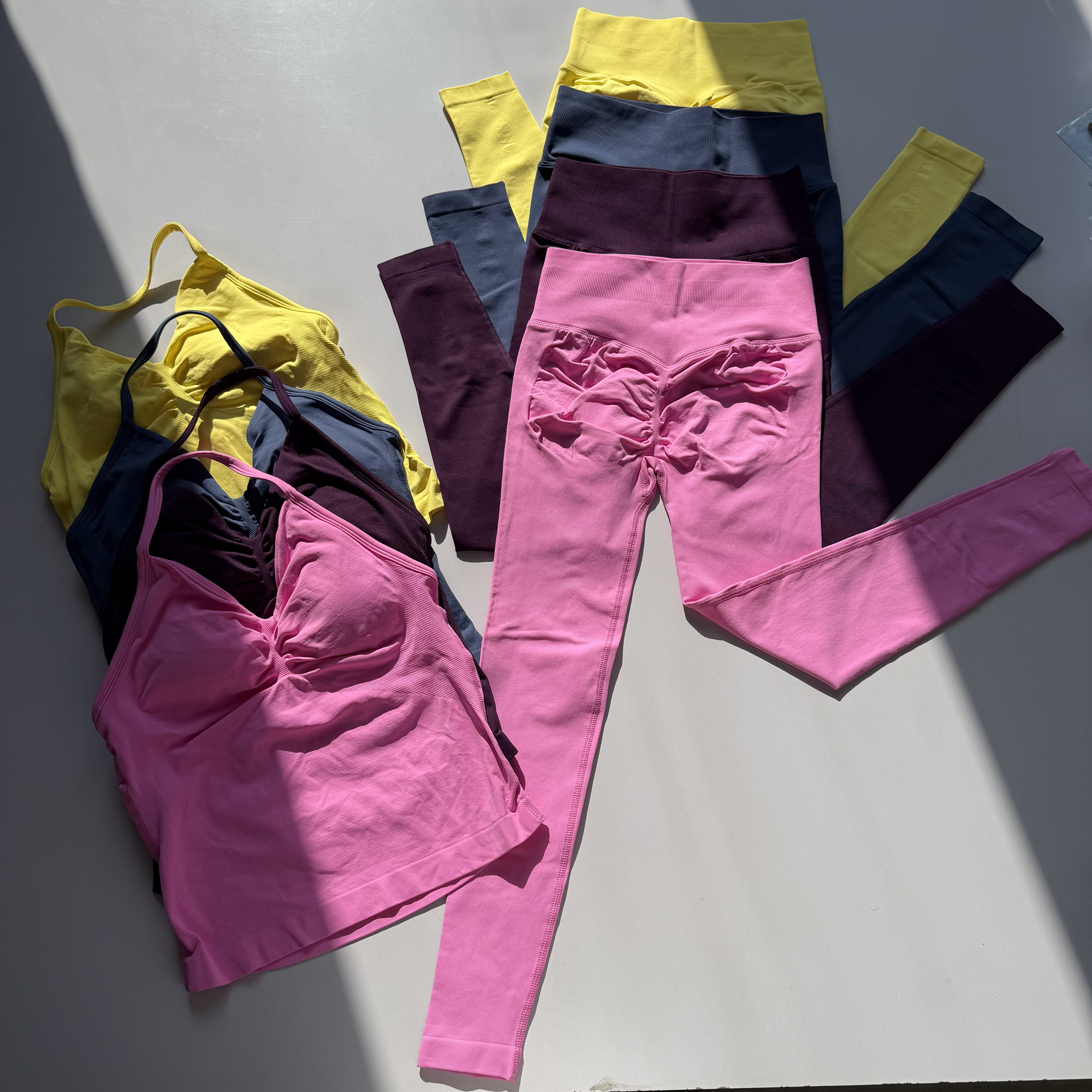 Seamless 2PCS Legging Sets Wom - Yoga Fitness Kleidung ulasan dan harga