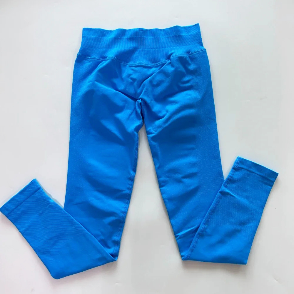 Yoga Leggings Women Low Ribbed - Yoga Fitness Workout ulasan dan harga