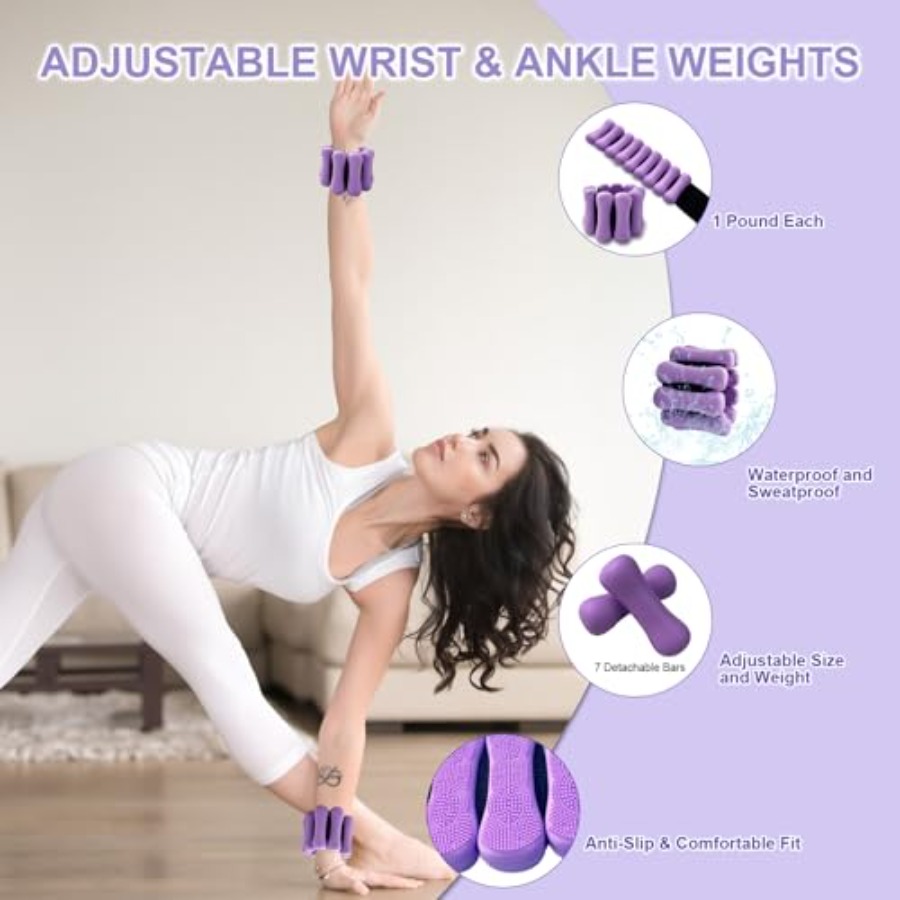 Pilates Equipment Kit for Home - Resistance Bands ulasan dan harga
