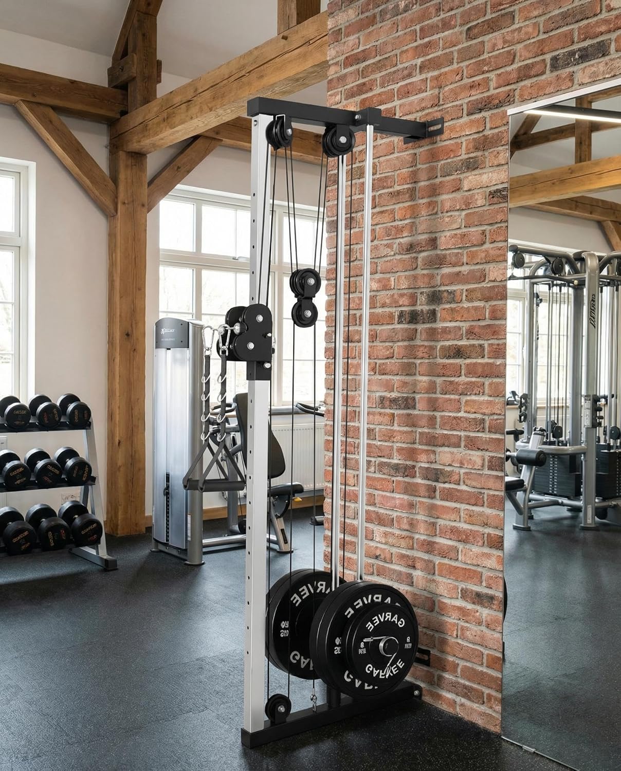 Wall Mount Cable Station Dual  - Lat Pulldown Bar ulasan dan harga