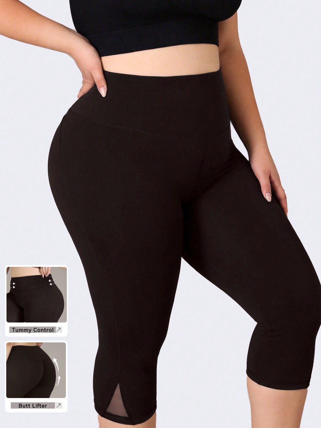 Plus Size Gym Leggings Women M - Yoga Fitness Workout ulasan dan harga