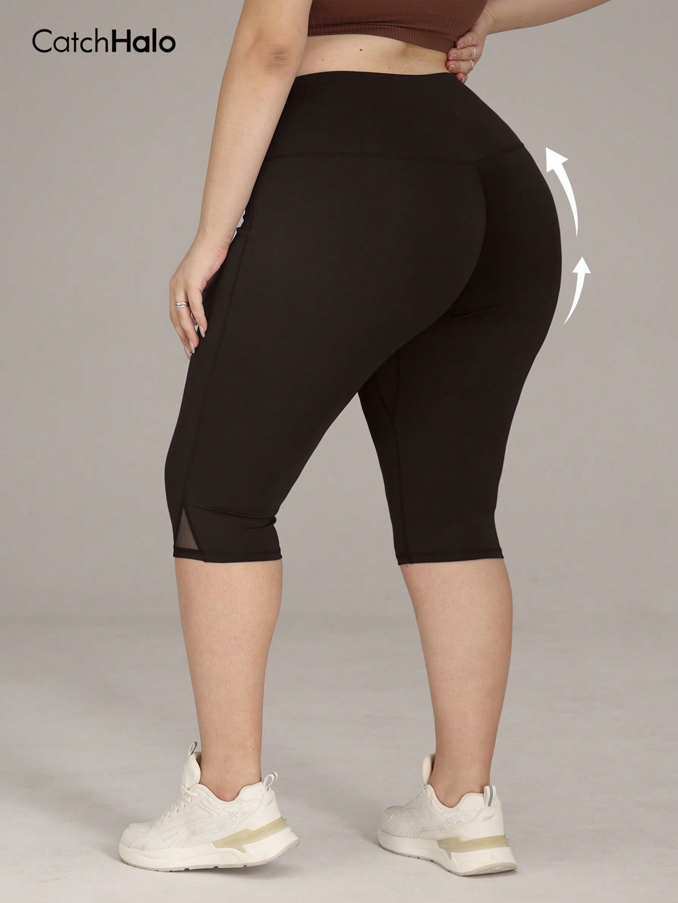Plus Size Gym Leggings Women M - Yoga Fitness Workout ulasan dan harga