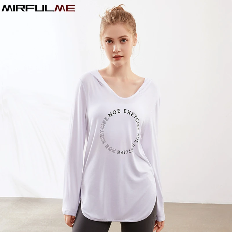 Women Sports Hoodies Loose Yog - Yoga Fitness Hoodie ulasan dan harga