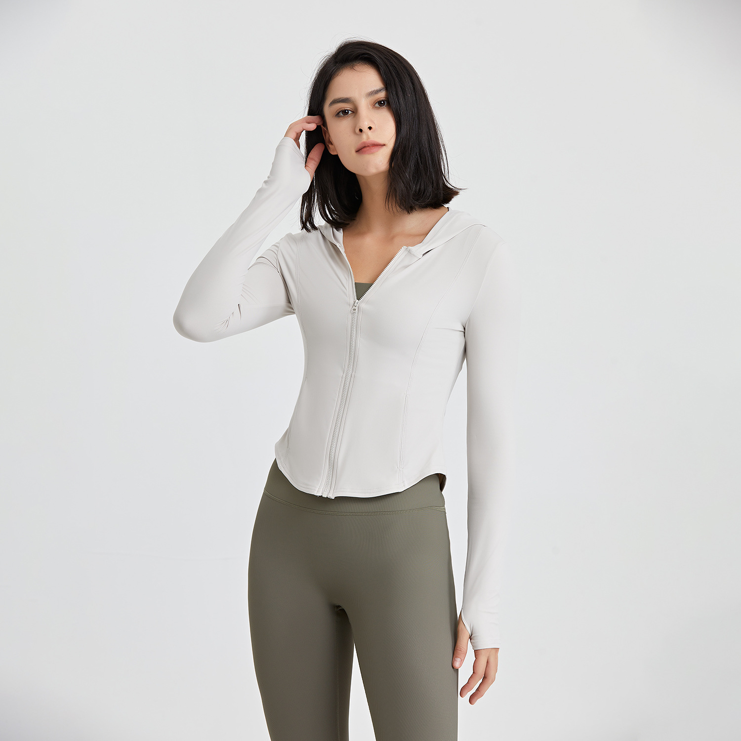 Women Sport Hoodies Slim Yoga  - Yoga Fitness Hoodie ulasan dan harga