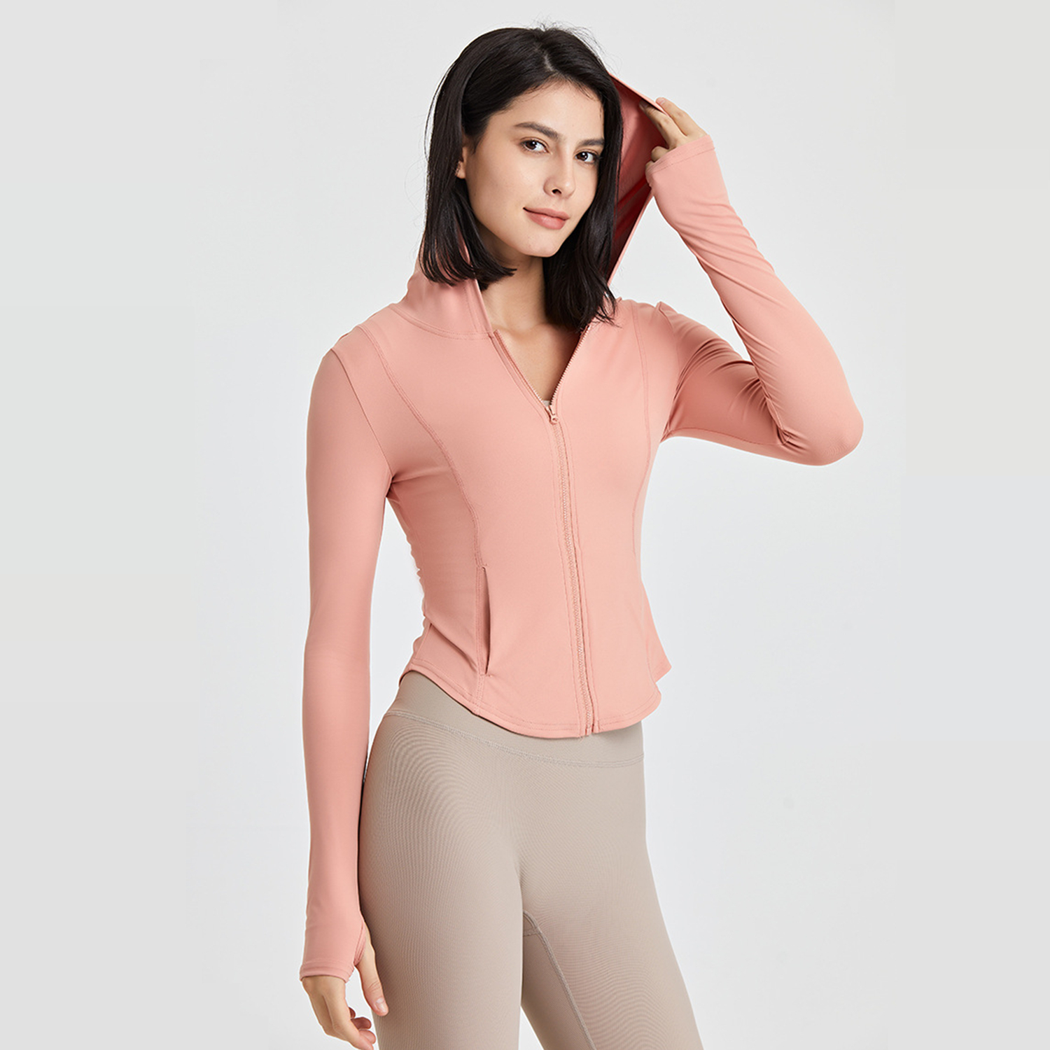 Women Sport Hoodies Slim Yoga  - Yoga Fitness Hoodie ulasan dan harga