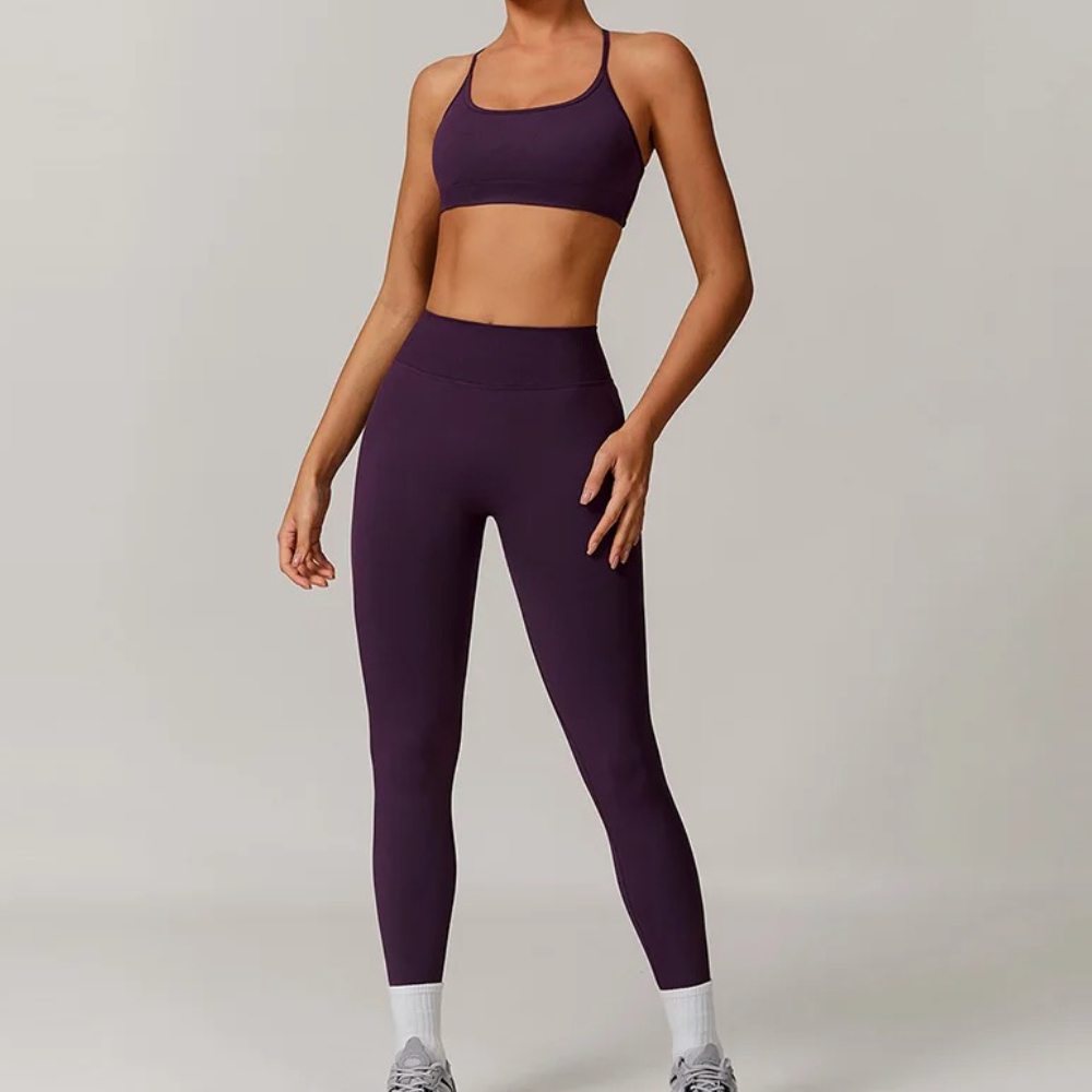 2PCS Yoga Seamless Set Sexy Gy - Yoga Fitness Kleidung ulasan dan harga