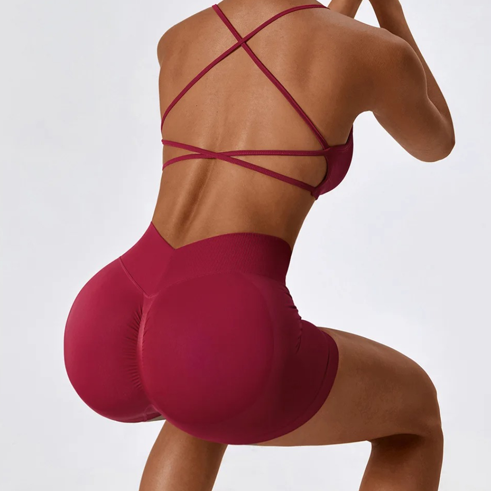 2PCS Yoga Seamless Set Sexy Gy - Yoga Fitness Kleidung ulasan dan harga