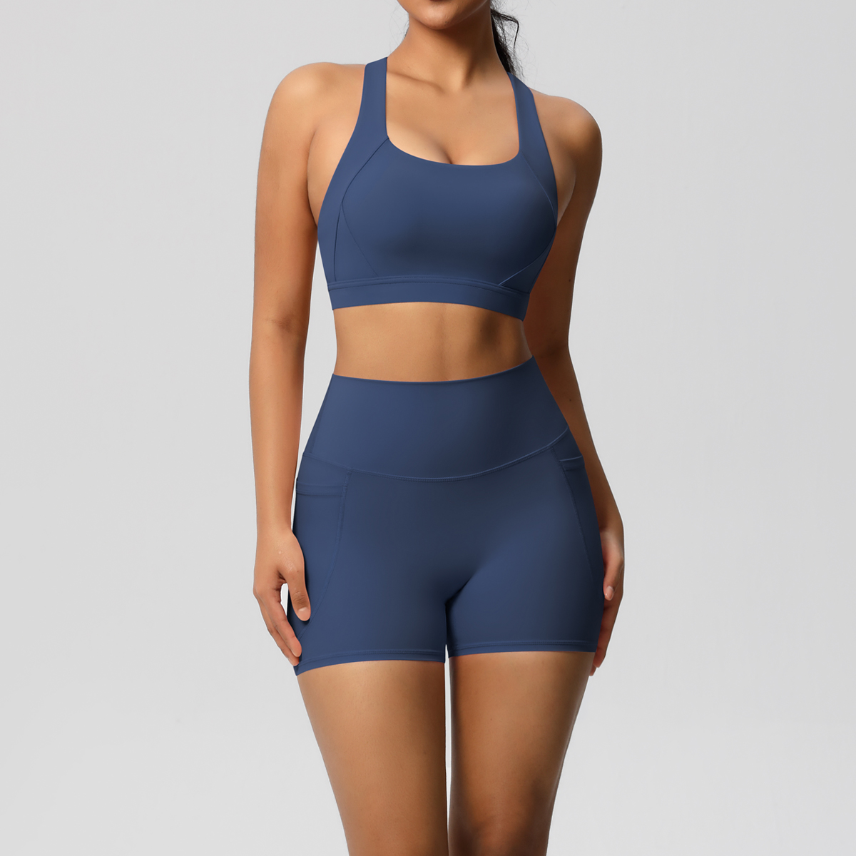 2PCS Sportswear With Pocketed  - Yoga Fitness Kleidung ulasan dan harga