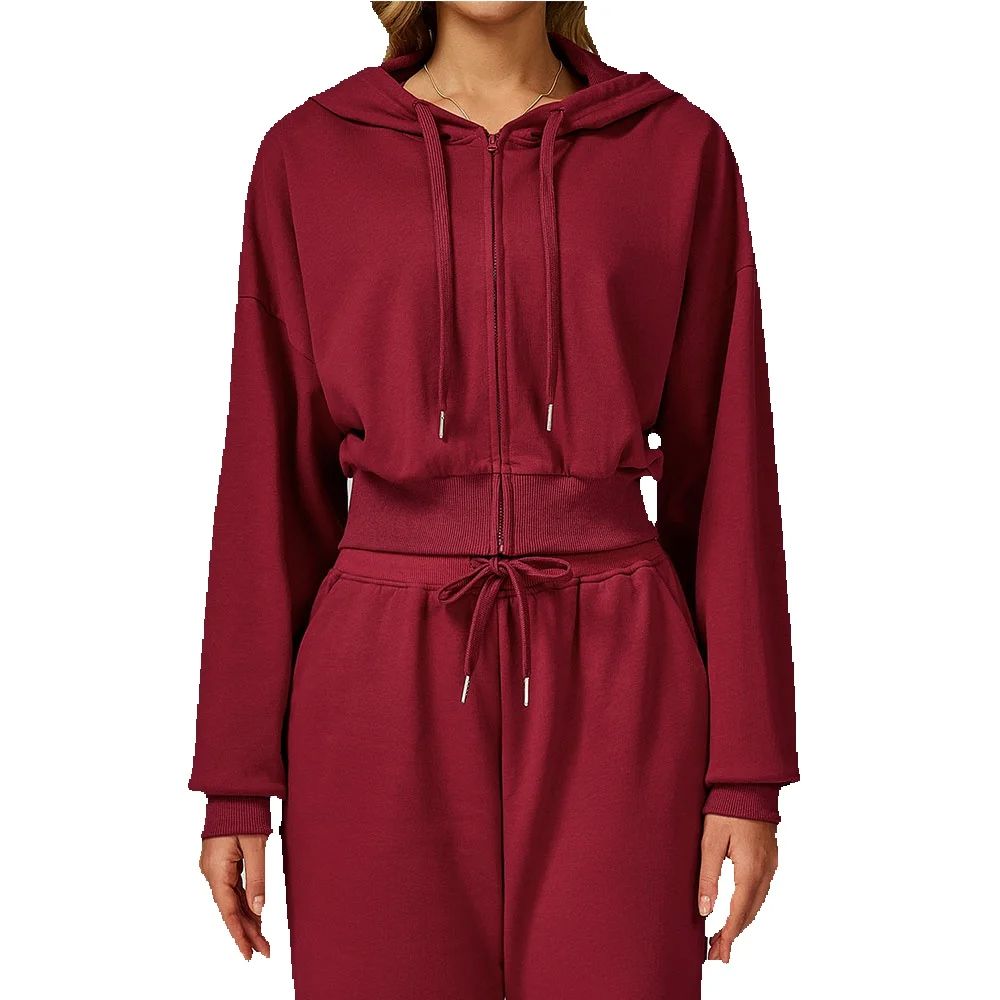 Women Hooded Long Sleeved Wint - Yoga Fitness Hoodie ulasan dan harga