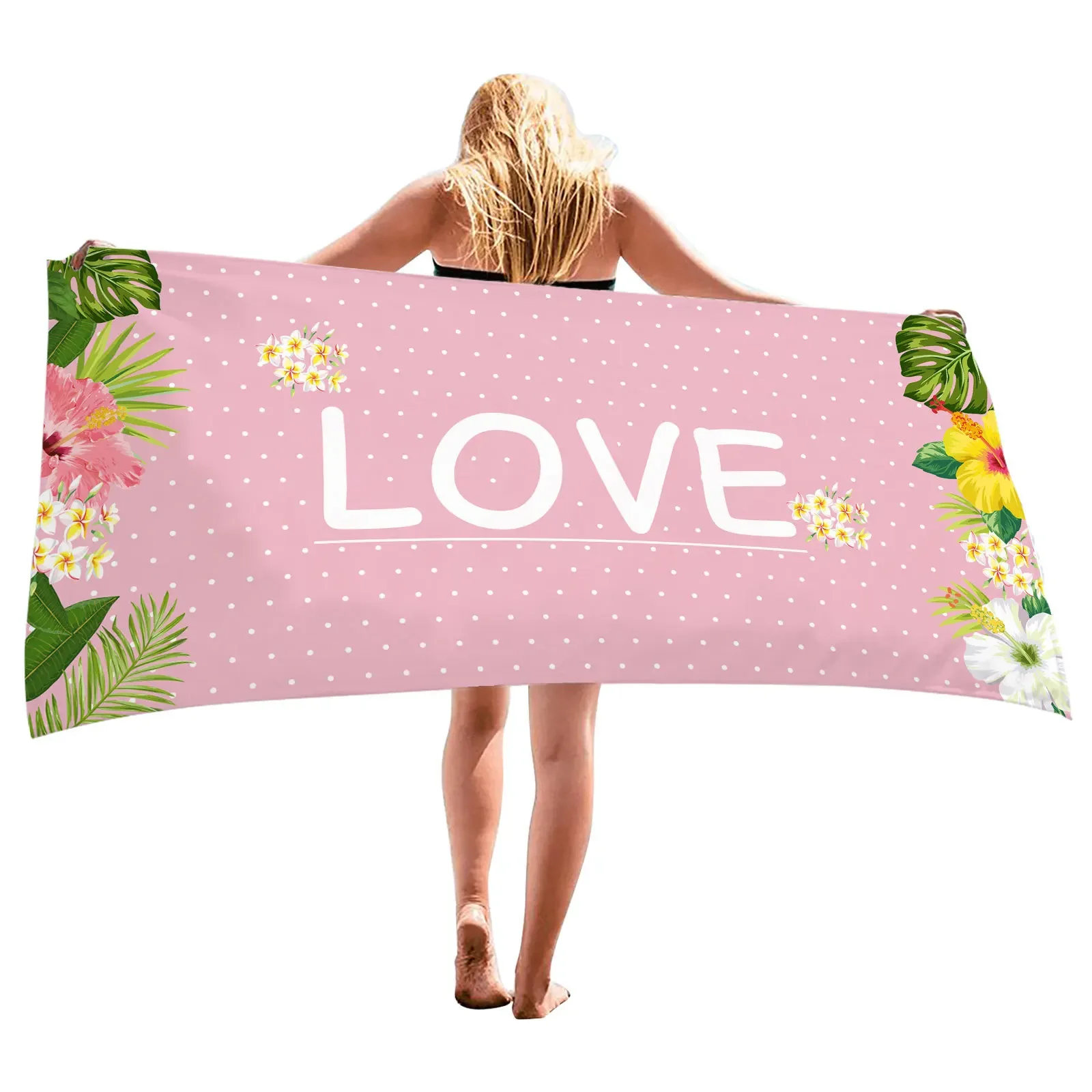 Summer Floral Print Beach Towe - Fitness Yoga Only For Women ulasan dan harga