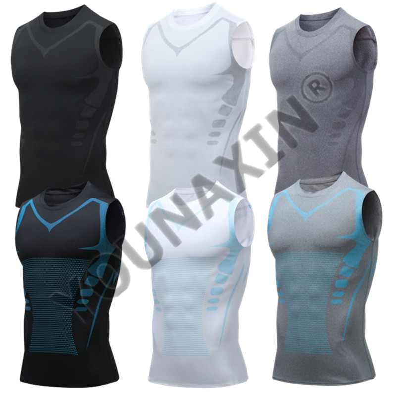 3 Pieces Men's Sleeveless T-Sh - Yoga Fitness Top ulasan dan harga