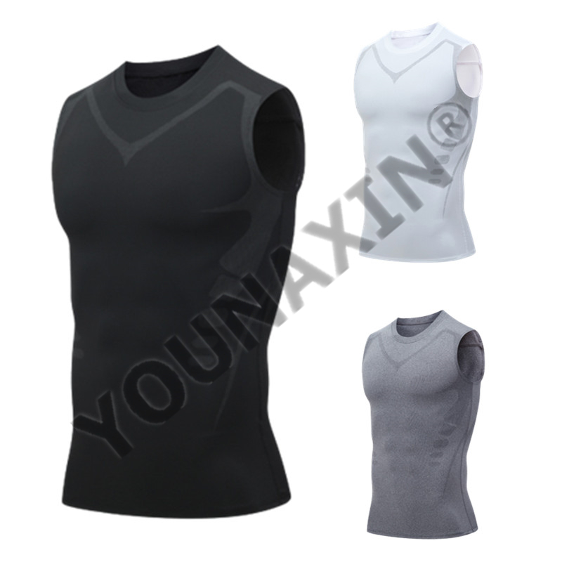 3 Pieces Men's Sleeveless T-Sh - Yoga Fitness Top ulasan dan harga