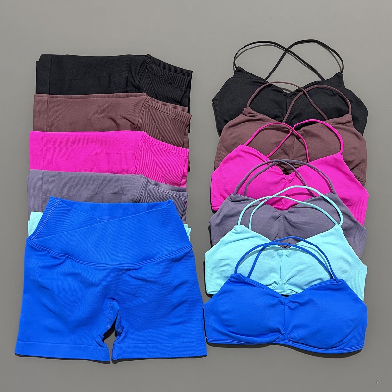 2 Piece Vision Gym Set Women Y - Yoga Fitness Top ulasan dan harga