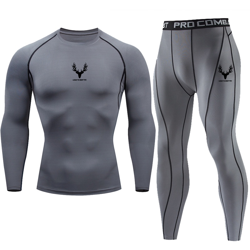 Men's tight fitting sportswear - Yoga In Fitness ulasan dan harga