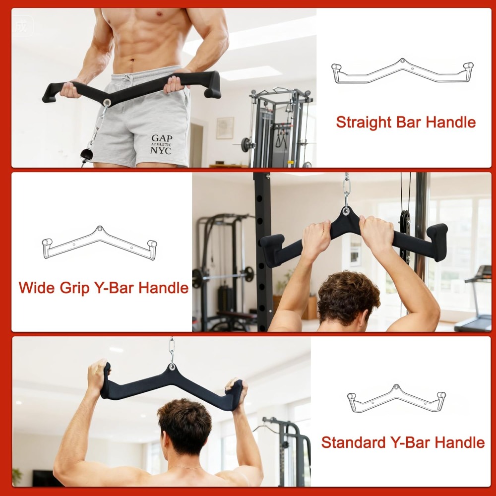 5-Piece Cable Machine Rowing B - Lat Pulldown Bar ulasan dan harga