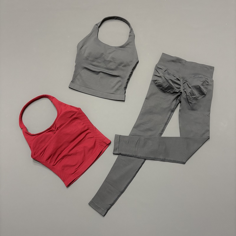 2PCS Halter Neck Sportswear Se - Yoga Fitness Kleidung ulasan dan harga